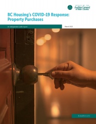 Report cover image showing a hand putting a key in a door lock in a hallway