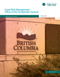 Report cover image showing the B.C. government logo on an outdoor sign
